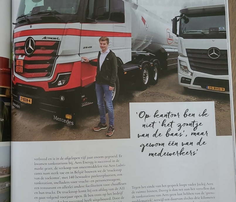 Interview met Davey Aers in Move On Magazine nr 2. - 2024